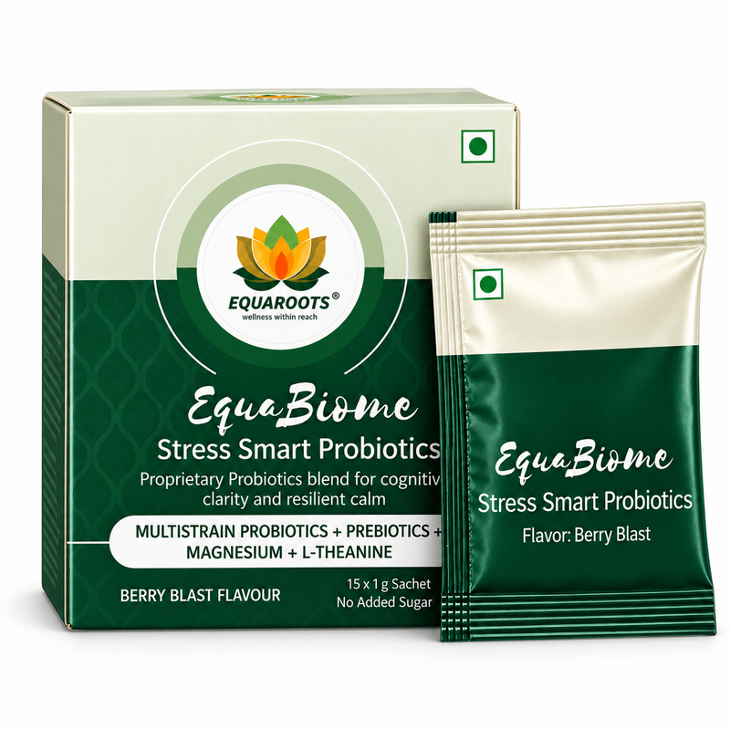 EquaBiome — Stress Smart Probiotics | Berry Blast | 15 Sachets