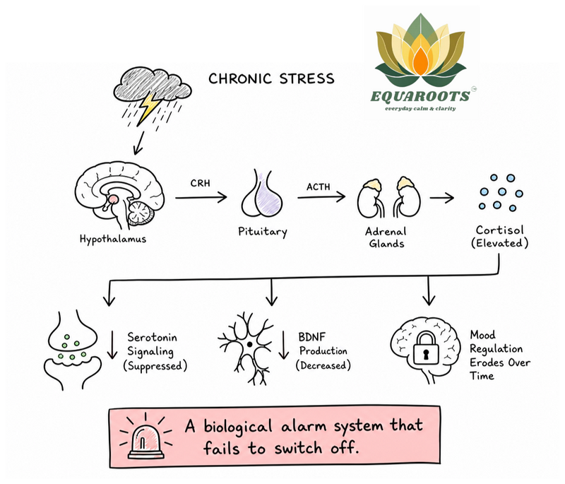 Mood Crashes After Stress: The Biology Nobody Explains