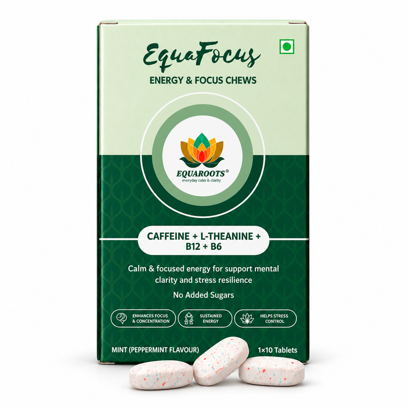 EquaFocus — Clean Energy & Focus Mints |Pack of 10 Chewable Tablets