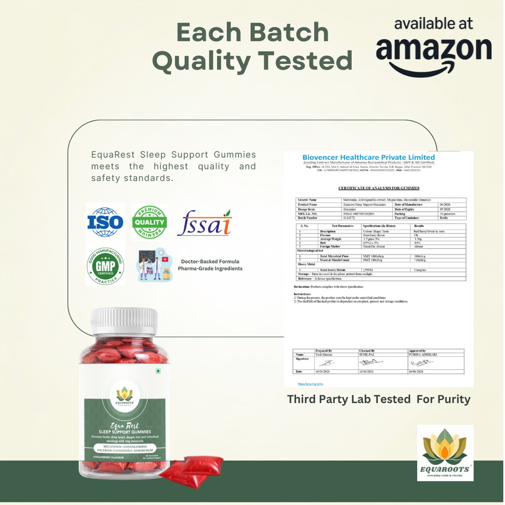 Sleep & Gut Rest Combo- EquaRest Sleep Support Gummies + EquaBiome Stress Smart Probiotics