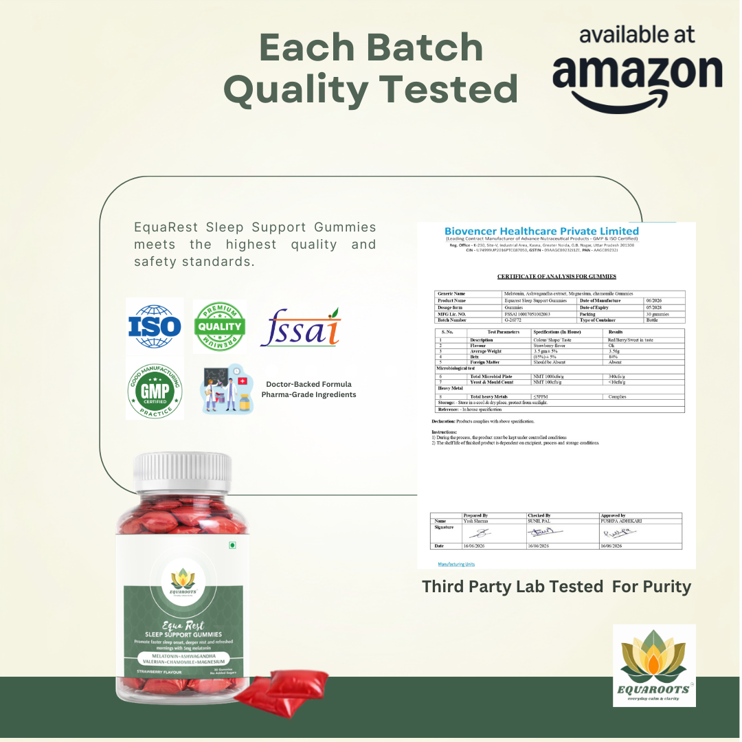 Sleep & Gut Rest Combo- EquaRest Sleep Support Gummies + EquaBiome Stress Smart Probiotics