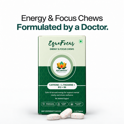 EquaFocus — Clean Energy & Focus Mints |Pack of 10 Chewable Tablets